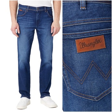 Męskie spodnie jeansowe proste Wrangler TEXAS W36 L34