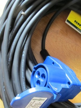 Кемпинговый удлинитель, угловая розетка, 25 м, кемпер