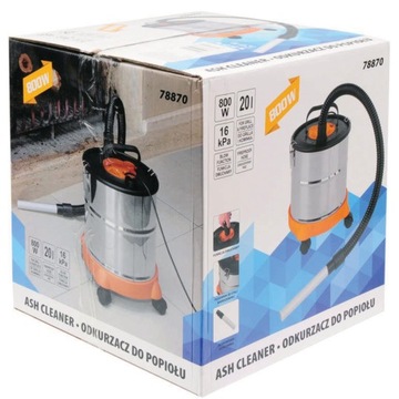 ПЫЛЕСОС ДЛЯ ГРИЛЯ ASH HEPA 20л 800Вт 78870