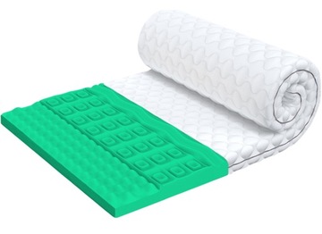 Materac nawierzchniowy 160x200 LARS topper 8cm, pianka profilowana HR, H4