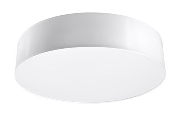 Lampa Okrągła Plafon ARENA Biały SOLLUX LIGHTING