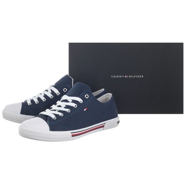 Buty Granatowe Trampki Tommy Hilfiger Sneaker T3X4