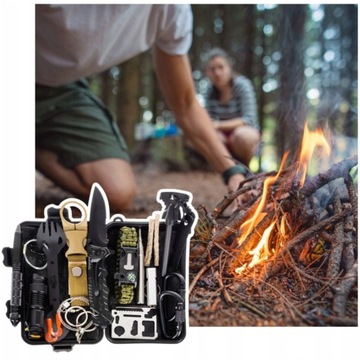 Набор для выживания Bushcraft 3in1 Военный рюкзак 35л Аварийный спальный мешок
