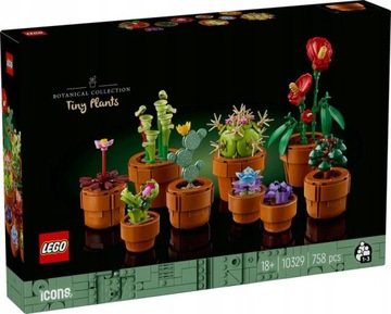 LEGO ICONS 10329 МАЛЕНЬКИЕ РАСТЕНИЯ В ГОРШКАХ ПОДАРОК
