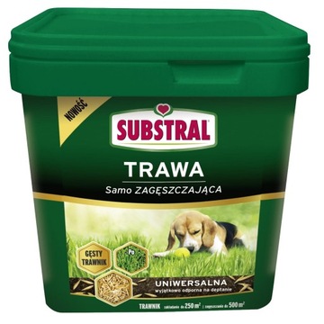 SUBSTRAL TRAWA UNIWERSALNA SAMOZAGĘSZCZAJĄCA 5 KG