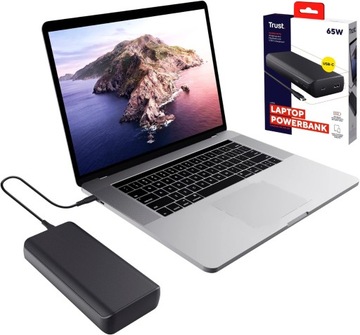 Портативное зарядное устройство PowerBank 20000 мАч для ноутбука, смартфона, USB/USB-C