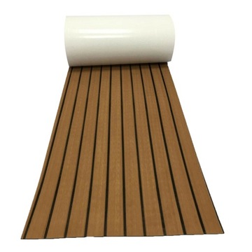PODŁOGA MORSKA DO ŁODZI FAUX TEAK MAT PASKI PODUSZKA DO POJAZDU KEMPINGOWEGO