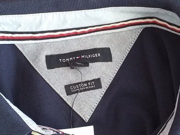 TOMMY HILFIGER KOSZULKA POLO MĘSKA XXL GRANATOWA