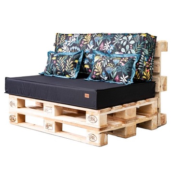 PALETY Poduchy ogrodowe na euro palety 120x65x15