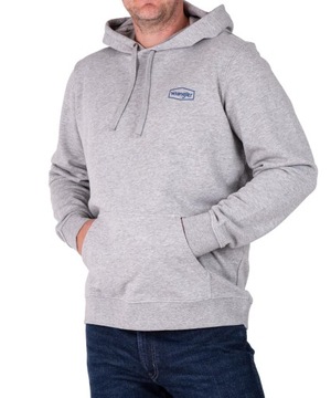 Bluza Wrangler HOODIE 112339483 W653H1X37 Mid Grey Mele XXL