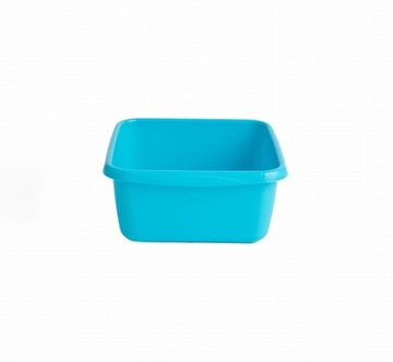 MISKA PLASTIKOWA KWADRATOWA 2,7 LITRA MKW1 TURKUSOWA 5903662200908