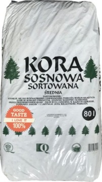 Кора сосновая просеянная средняя 80 л