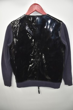 MARNI HM kurtka damska 36 S skóra leather cotton hybrid jacket