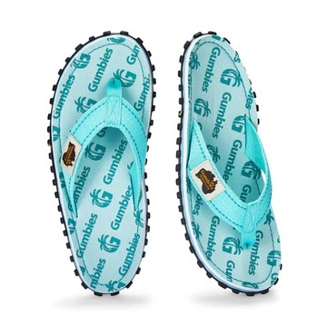 GUMBIES ISLANDER FLIP-FLOPS UNISEX MINT MULTI LOGO 44