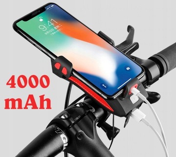 ЛАМПА ВЕЛОСИПЕДНАЯ ЛАМПА ДЕРЖАТЕЛЬ ДЛЯ ТЕЛЕФОНА РОГ