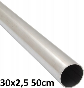 Rura nierdzewna kwasiak fi 30x2,5mm gat.316 |50cm