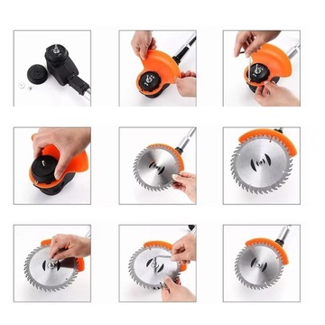 АККУМУЛЯТОРНАЯ КОСИЛКА 24 В + 2 АККУМУЛЯТОРА 2000 МАЧ + 3 ТИПА НОЖЕЙ