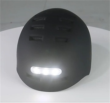 ВЕЛОСИПЕДНЫЙ ШЛЕМ ЖЕНСКИЙ МУЖСКОЙ, СПОРТИВНЫЙ, РЕГУЛИРУЕМЫЙ, СВЕТОДИОДНАЯ ПОДСВЕТКА, 58-61см, черный