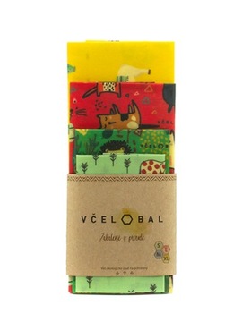 VČELOBAL - serwetka woskowa - Combo Animals (S, M, L, XL)