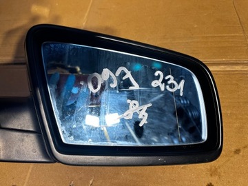 231 BMW E60 E61 FACELIFT ZRCÁTKO PRAVÉ 4 KABEL BLACK SAPHIRE