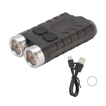 V3 Mini brelok do kluczy latarka ładowana na USB