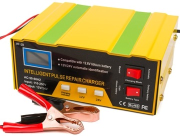 PROSTOWNIK AUTOMATYCZNY ŁADOWARKA DO AKUMULATORA 12V 24V FUNKCJA NAPRAWY