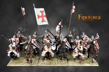 Кавалерия рыцарей-тамплиеров — 12 тамплиеров