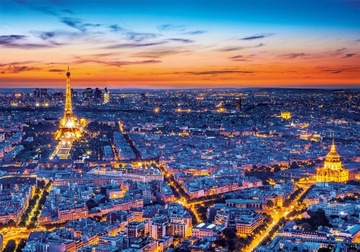 PUZZLE 1500 el PARIS VIEW WIDOK NA PARYŻ CLEMENTON