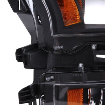 ФАРЫ ПЕРЕДНИЕ ФОНАРИ ЧЕРНЫЕ FORD F-150 15-17