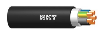 KABEL ENERGETYCZNY YKY 5X4 ŻO /1KV 1m NKT