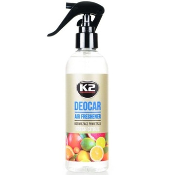 K2 DEOCAR 250ML FRESH CITRUS ОСВЕЖИТЕЛЬ ВОЗДУХА