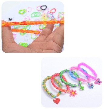 РЕЗИНКИ ДЛЯ ИЗГОТОВЛЕНИЯ БРАСЛЕТОВ КРЕАТИВНЫЙ НАБОР XXL АКСЕССУАРЫ 15000 + ПОДАРОК