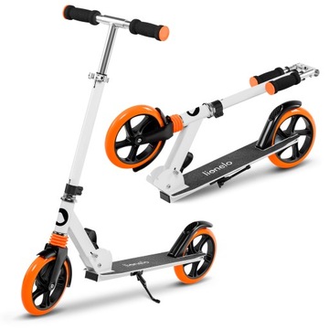 LIONELO HULAJNOGA SKŁADANA amortyzator LUCA WHITE ORANGE