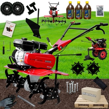 Hortmasz rotavator 100 см плуг 7 л.с. + комплект металлических колес