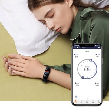 SMARTBAND M6 PRO SMARTWATCH OPASKA FITNESS KROKI