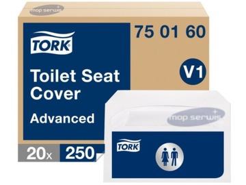 Nakładki sedesowe TORK 750160 V1 250 szt 1/20 SP