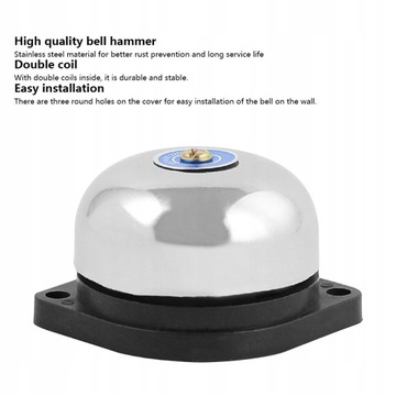 ПРОВОДНОЙ ШКОЛЬНЫЙ ЗВОНОК БУДИЛЬНИКА 230В 2IN