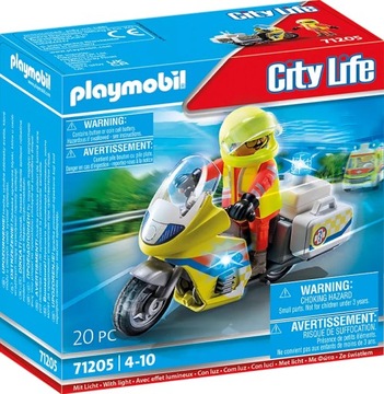 PLAYMOBIL 71205 СПАСАТЕЛЬНЫЙ МОТОР СО СВЕТОМ