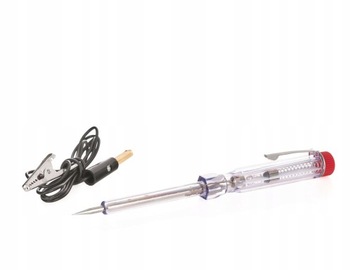 АВТОМОБИЛЬНЫЙ ТЕСТЕР НАПРЯЖЕНИЯ 6-24 В СО СВЕТОДИОДНЫМ КАБЕЛЕМ «КРОКОДИЛ» 90 СМ