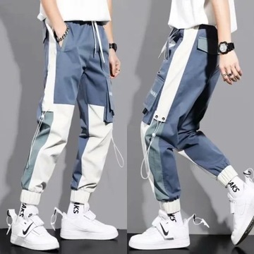 Men's Cargo Pants Casual Hip Hop Hit Color Multipl