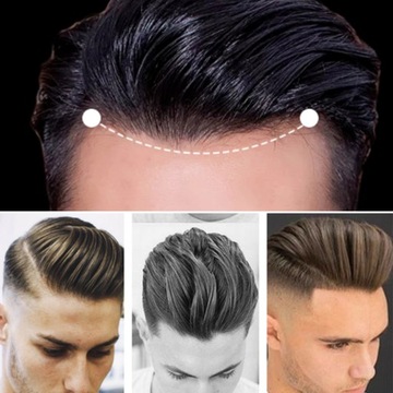 Мужской парик NATURAL Wig Toupee 7x15см, топпер