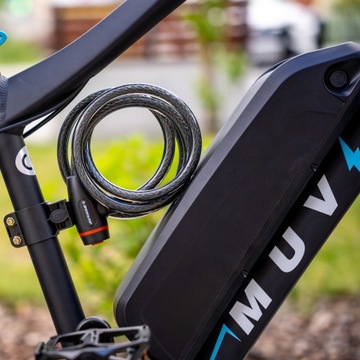 ВЕЛОСИПЕДНЫЙ ЗАМОК DUNLOP CABLE BIKE LOCK EXTRA LONG 1800/12 РУЧКА