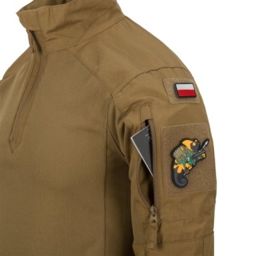 ТАКТИЧЕСКАЯ РУБАШКА DURABLE COMBAT SHIRT MCDU RIP-STOP HELIKON Черная