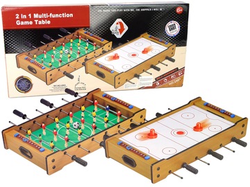 Деревянный стол 2 в 1 Настольный футбол Аэрохоккей