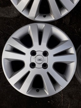 ALU RÁFKY 16 PALCŮ 4X100 OPEL 6J ET 49 ORIGINÁLNÍ