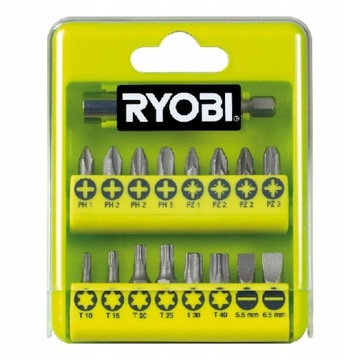 RYOBI RAK17SD ZESTAW BITÓW 16 BITÓW +UCHWYT+CASE