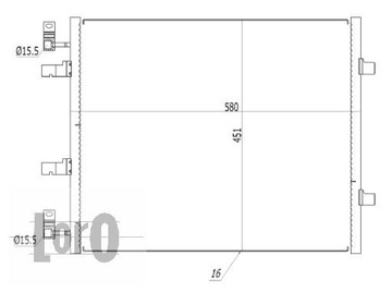 CHLADIČ KLIMATIZACE NISSAN PRIMASTAR 2.0DCI 01-