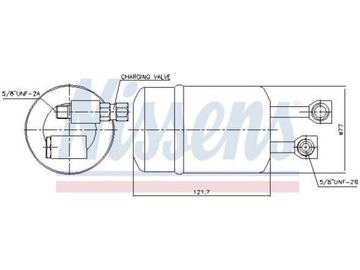 SUŠIČ KLIMATIZACE MITSUBISHI PAJERO II 3.0 97-00