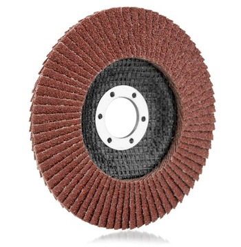 ДИСК ЛАМПОЧНЫЙ АБРАЗИВНЫЙ ДЛЯ ШЛИФОВАНИЯ МЕТАЛЛА Р40 125ММ 10 ШТ.