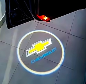 Установите 2x проектор светодиодной дверной лампы отражатель Chevrolet Captiva Sport Logo